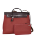 Herbag 39 Messenger, &pound;1,800, Handbags, Brown/Burgundy, Canvas/Leather, Other view